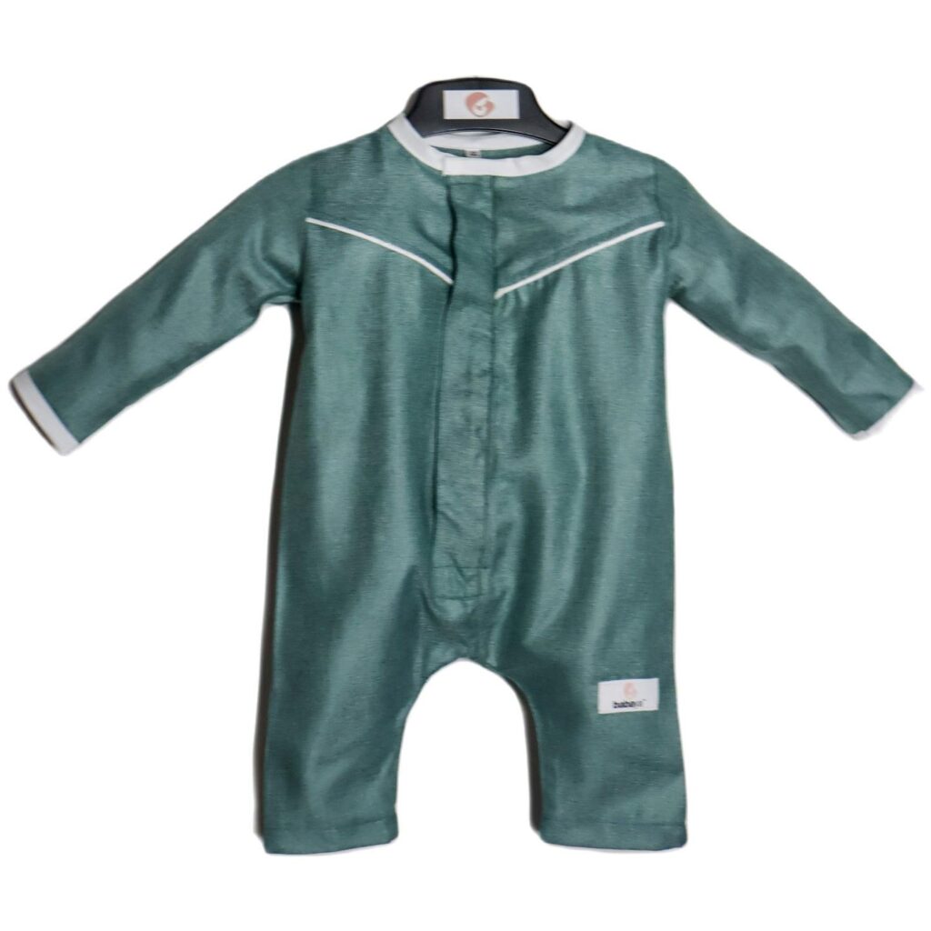 Seafoam Kurta Romper » Babaya Baby's First Abaya