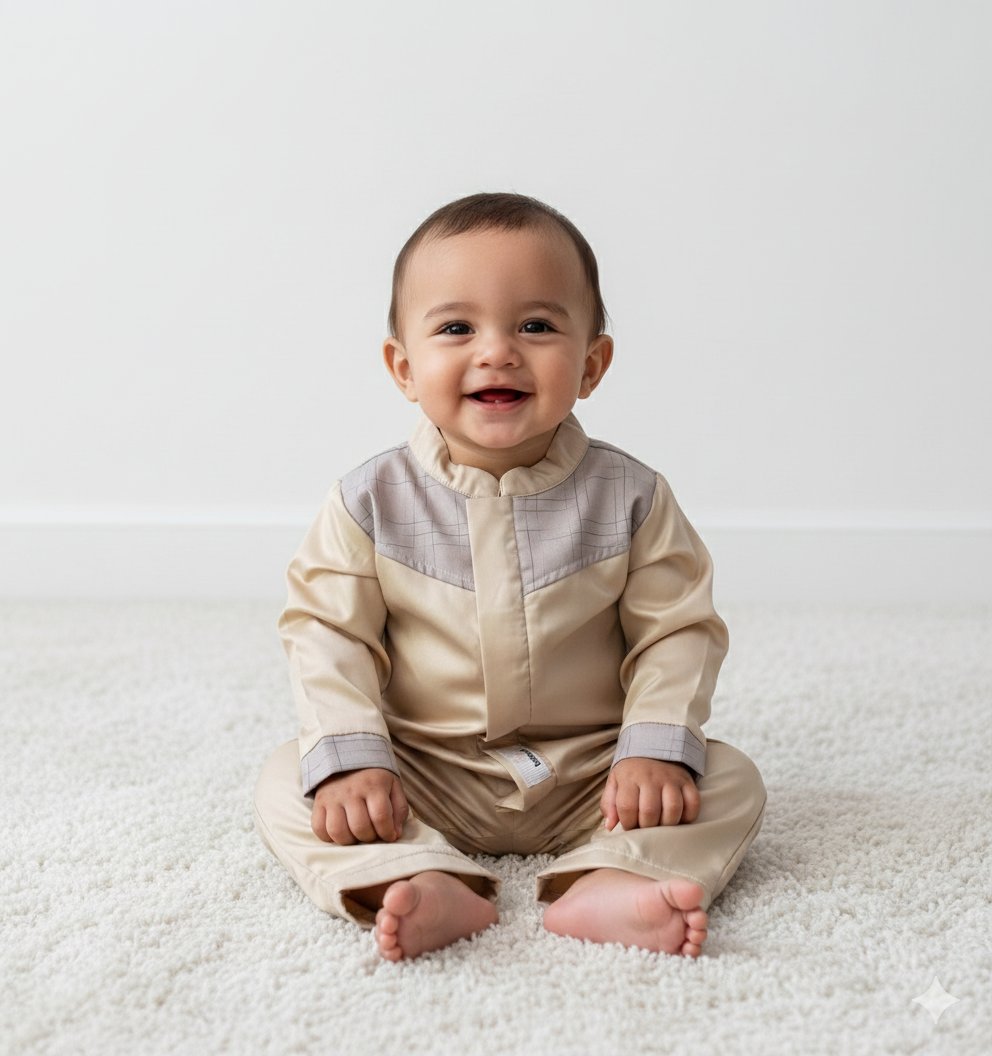 2025/12/1000237047.jpg Patterned Buttermilk Kurta Romper