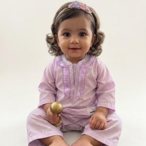 Moroccon Djelaba Romper – Purple